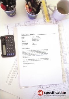 AJ Specification adverts 1005