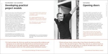Crisis annual report spread 921
