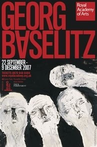 Royal Academy of Arts Baselitz Exhibition poster 3