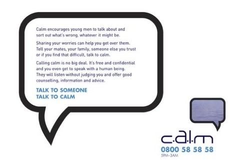 Calm campaign flyer 935