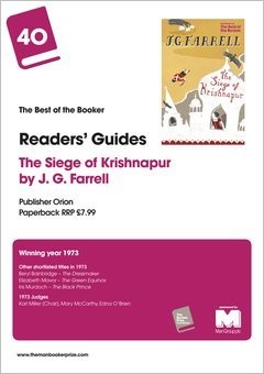 Booker 40 Readers Guide Siege of Krishnapur 3580