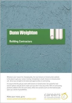 Careers in Construction advert 1021