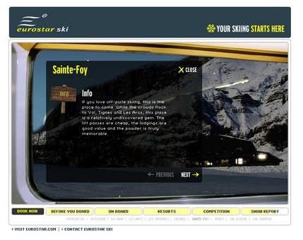 Eurostar Ski microsite screen grab 834