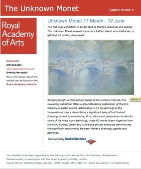 Email newsletter for Unknown Monet 2677
