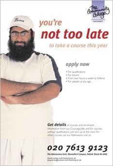 Hackney Community College recruitment campaign adv