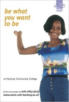 Hackney Community College recruitment campaign pos