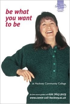 Hackney Community College recruitment campaign pos