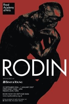 Royal Academy of Arts Rodin Exhibition poster