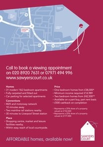 Metropolitan Home Ownership, Sawyers Court marketi