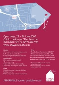 Metropolitan Home Ownership, Sawyers Court marketi