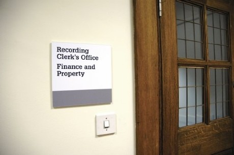 Quaker wayfinding door signs 790