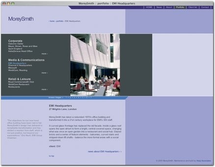 Morey Smith website screen 489